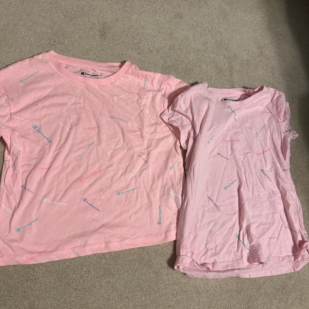 Champion matching shirts size M and L